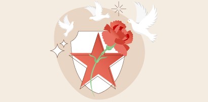 Возложение цветов к памятным местам Великой Отечественной войны